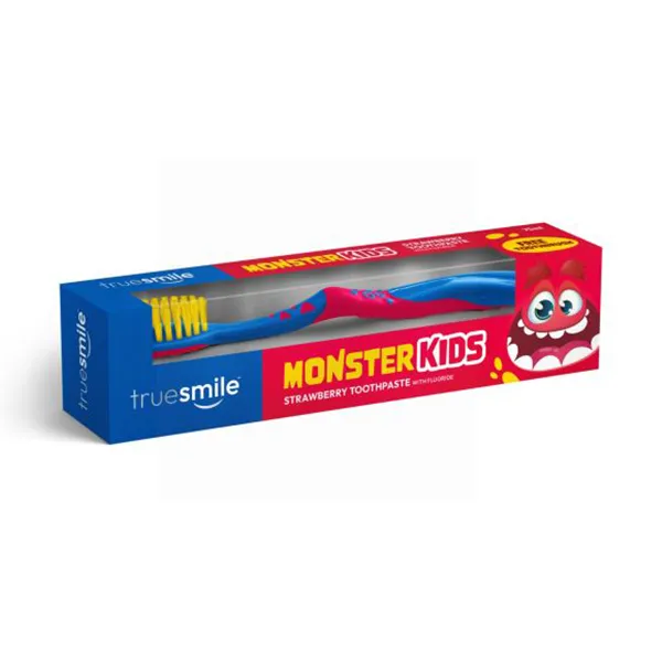 True smile Kids Strawberry 75ml Toothpaste & Toothbrush Kit | Bulk Discounted